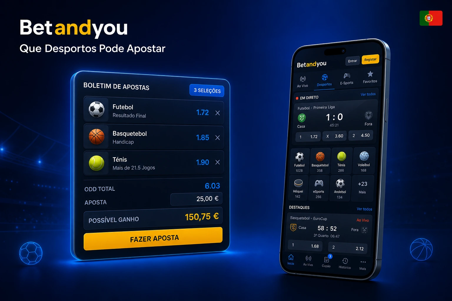 betandyou que desportos pode apostar